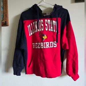 Illinois state redbirds upcycled sweatshirt. Size medium